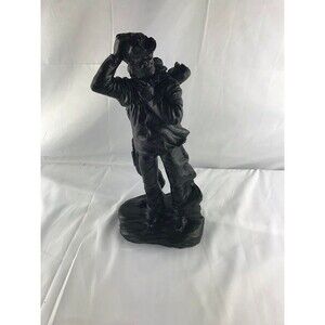 Cowboy Sculpture From 1975 - 15" Tall - Base 7 1/2" x 5"